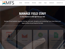 Tablet Screenshot of managefieldstaff.com